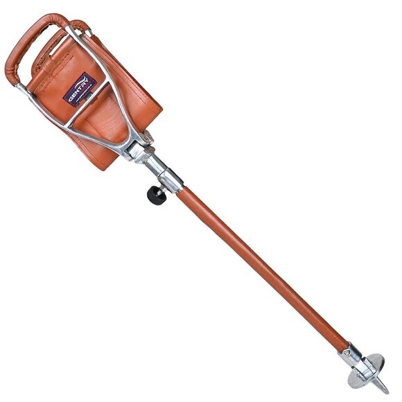 Best Walking Stick With Portable Leather Folding Seat Brown Venator Stool NEW - Picture 8 of 14